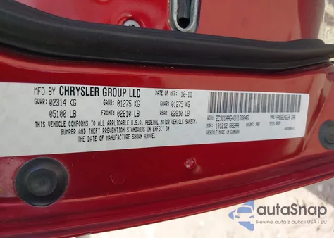 2012 Chrysler 300 из США, поврежденный, VIN 2C3CCAAG4CH133046